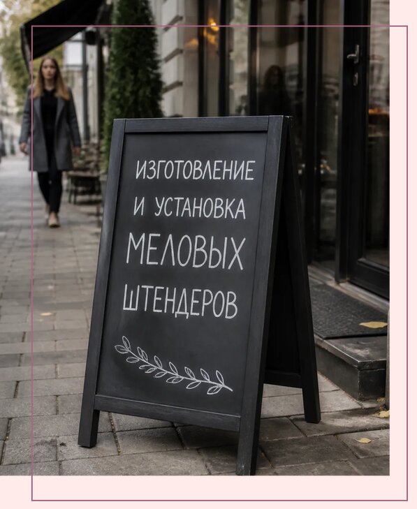 Меловые штендеры в Рассказове по цене от 6640 р. | Аванза-Рсз